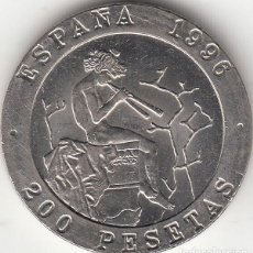 Monedas Juan Carlos I: JUAN CARLOS I: 200 PESETAS 1996 - IDILIO - MUY BUENA CONSERVACION