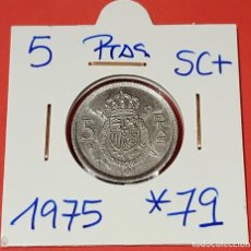 Monedas Juan Carlos I: ESPAÑA MONEDA 5 PESETAS 1975 *79 SIN CIRCULAR - L.34. Lote 356412055