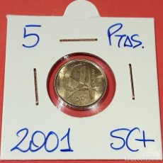 Monedas Juan Carlos I: ESPAÑA MONEDA 5 PESETAS 2001 SIN CIRCIULAR / L.56. Lote 257518395