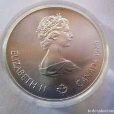 Monedas Juan Carlos I: CANADA .10 DOLARES DE PLATA . XXI OLIMPIADA DE MONTREAL . GRAN TAMAÑO Y PESO . 48,60 G. SIN CIRCULAR. Lote 400882864