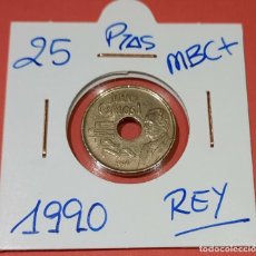 Monedas Juan Carlos I: ESPAÑA MONEDA 25 PESETAS 1990 ”REY” MBC+ / L.78. Lote 257838260