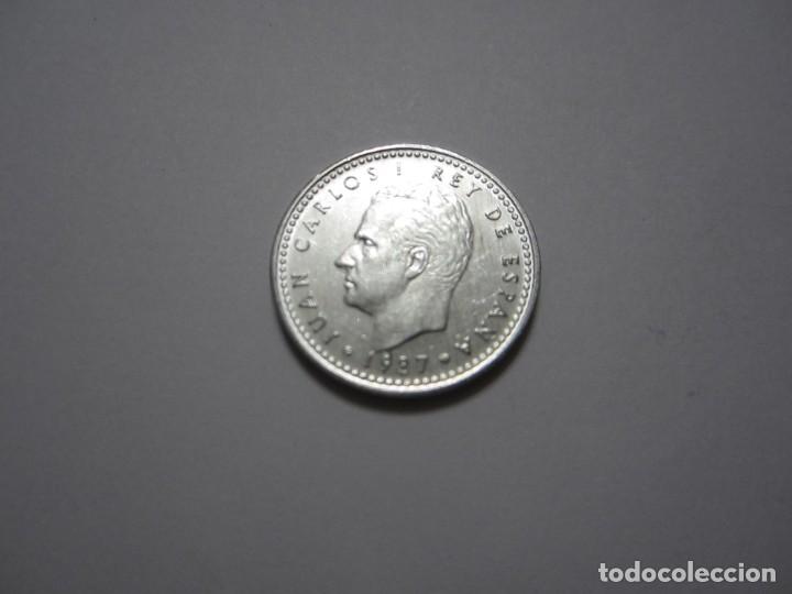 Monedas Juan Carlos I: moneda de 1 peseta de 1987 SC - Foto 1