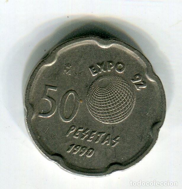 M&uuml;nzen unter Juan Carlos I: 50 (CINCUENTA) PESETAS A&Ntilde;O 1990