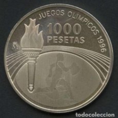 Monedas Juan Carlos I: ESPAÑA, MONEDA DE PLATA, JUEGOS OLÍMPICOS DE ATLANTA, VALOR: 1000 PESETAS, 1995. Lote 274323593