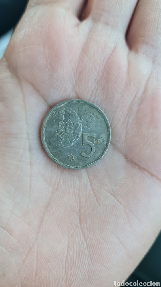 Monete Juan Carlos I: 5 pesetas de 1980 * 81 con motivos mundial 82