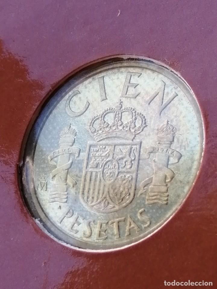 Monedas Juan Carlos I: 100 pesetas. 1982. Prueba numism&aacute;tica FNMT. PROOF. - Foto 5