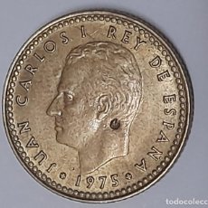 Monedas Juan Carlos I: 1 PESETA JUAN CARLOS I ESPAÑA - 1975 *78 - ERROR ACUÑACION FALTA MATERIAL. Lote 289818493