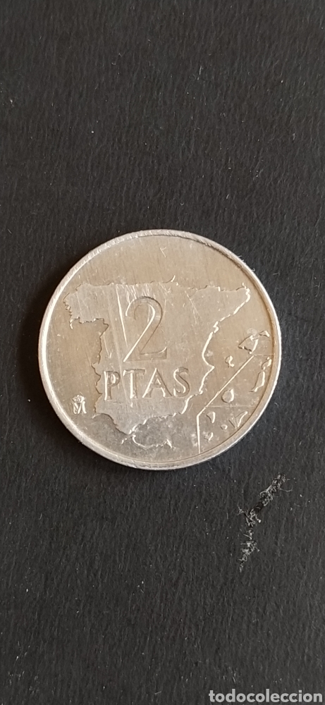 Monedas Juan Carlos I: Dos 2 pesetas de 1982 - Foto 2