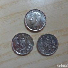 Monedas Juan Carlos I: LOTE DE 3 MONEDAS DE 10 PESETAS (1983). Lote 301625733