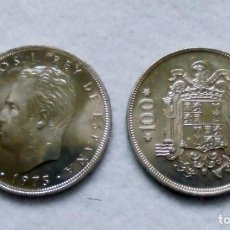 Monedas Juan Carlos I: PAREJA DE MONEDAS 100 PESETAS ESPAÑA AÑO 1975 *76. Lote 302197993