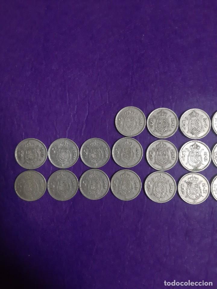 Monedas Juan Carlos I: LOTE 29 Monedas de 5 Pesetas de 1975 con diferentes estrellas ( *78 *79 *80 ) - Foto 2 - 303196713