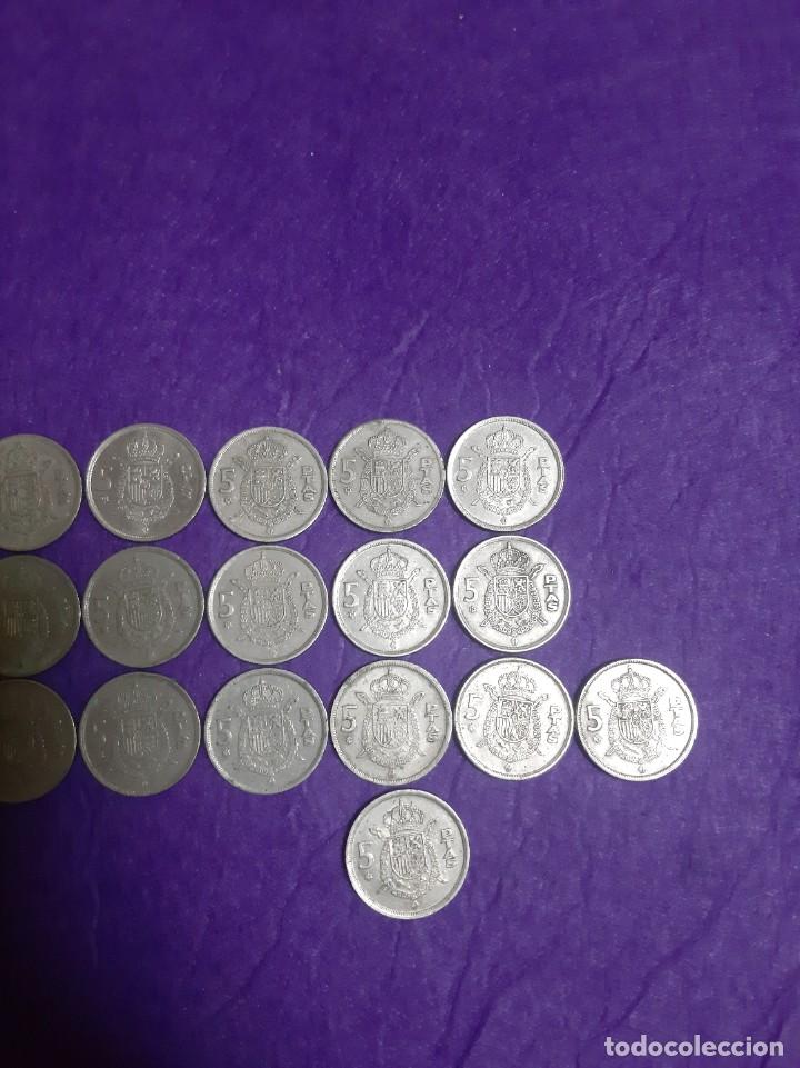 Monedas Juan Carlos I: LOTE 29 Monedas de 5 Pesetas de 1975 con diferentes estrellas ( *78 *79 *80 ) - Foto 3 - 303196713