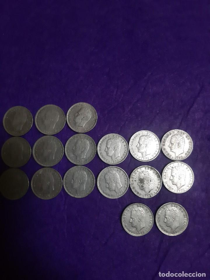 Monedas Juan Carlos I: LOTE 29 Monedas de 5 Pesetas de 1975 con diferentes estrellas ( *78 *79 *80 ) - Foto 5 - 303196713