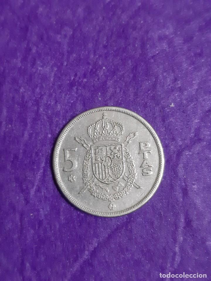 Monedas Juan Carlos I: LOTE 4 Monedas de 5 Pesetas de 1975 con todas las estrellas menos la del 76 ( 77 , 78 , 79 , 80) - Foto 7 - 303196783
