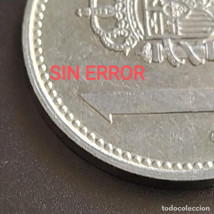 Monedas Juan Carlos I: ## Error ## 1 Peseta 1982 con excesos ## - Foto 2