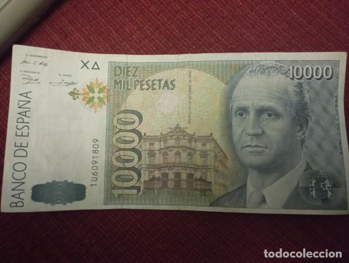 Monedas Juan Carlos I: Billete 10000pesetas