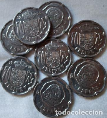 Moedas Juan Carlos I: lote monedas 50ptas 1996