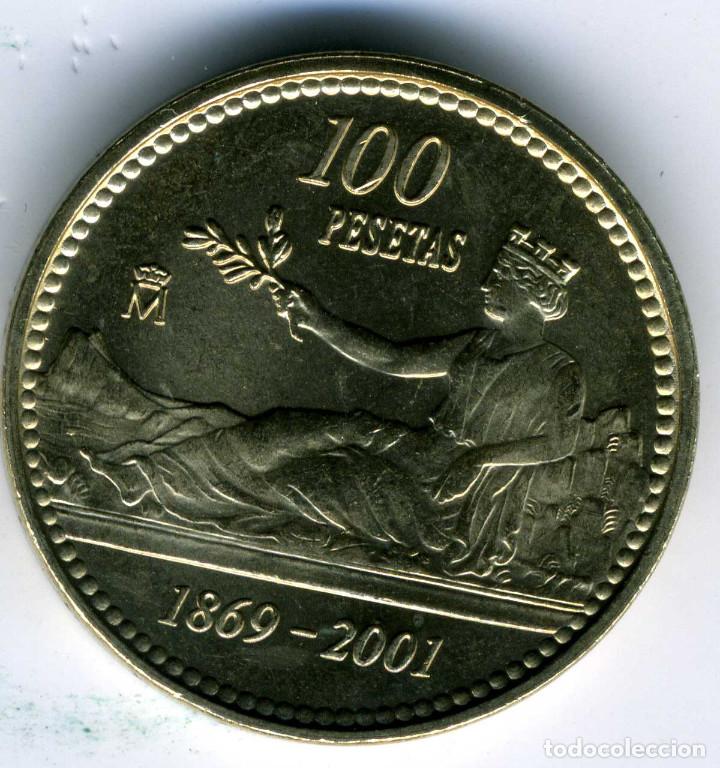 Monedas Juan Carlos I: 100 PESETAS 2001 - S/C - Foto 2