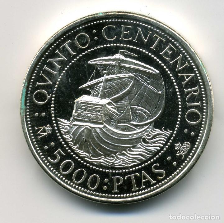 Monedas Juan Carlos I: 5&ordm; CENTENARIO - 1&ordf; SERIE PLATA FDC - Foto 2