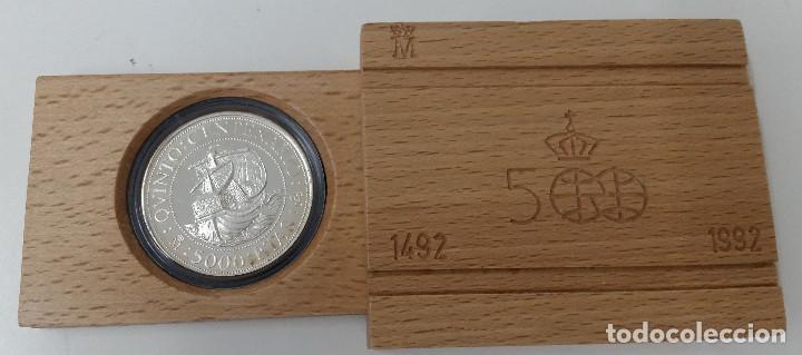 Monedas Juan Carlos I: 5&ordm; CENTENARIO - 1&ordf; SERIE PLATA FDC - Foto 3