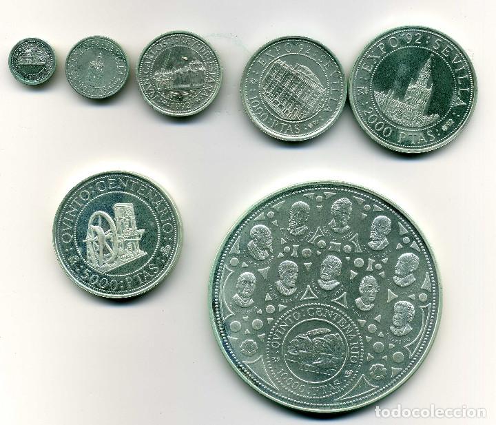 Monedas Juan Carlos I: 5&ordm; CENTENARIO - 4&ordf; SERIE PLATA FDC - Foto 2