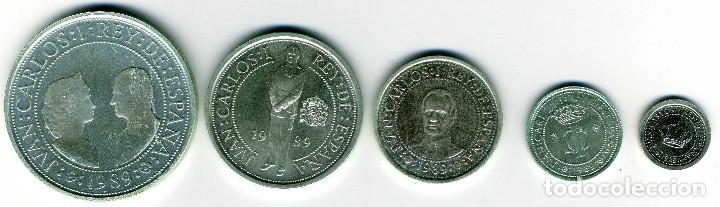 Monedas Juan Carlos I: 5&ordm; CENTENARIO - 1&ordf; SERIE PLATA FDC - Foto 2