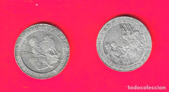 Monedas Juan Carlos I: ESPA&Ntilde;A 200 PTS 1995, MARTIRIO DE S. MAURICIO,SIN CIRCULAR,