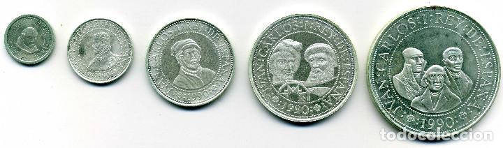 Monedas Juan Carlos I: 5&ordm; CENTENARIO 2&ordf; SERIE PLATA FDC - Foto 1