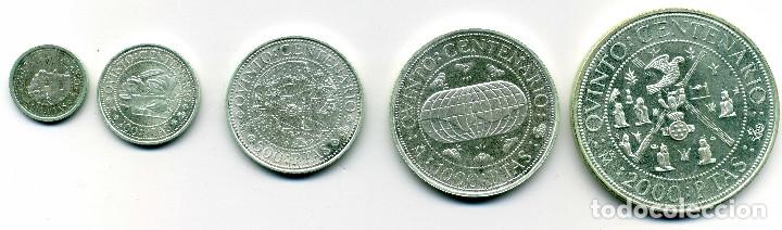 Monedas Juan Carlos I: 5&ordm; CENTENARIO 2&ordf; SERIE PLATA FDC - Foto 2