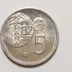 Monedas Juan Carlos I: MONEDA 5 PESETAS. MUNDIAL DE FUTBOL ESPAÑA 82. AÑO 1980. ESTRELLA 80. Lote 340478188