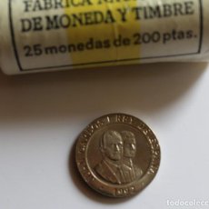 Monnaies Juan Carlos I: MONEDA DE 200 PESETAS 1992 SIN CIRCULAR SACADA DEL CARTUCHO. Lote 349746189