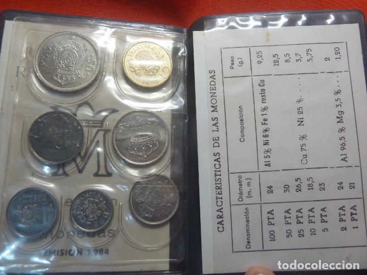 Monedas Juan Carlos I: CARTERA 1984 COMPLETA - Foto 3
