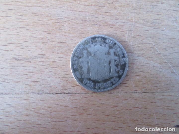 Monedas Juan Carlos I: 1 pts. de 1900 plata - Foto 2