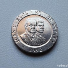 Monedas Juan Carlos I: JUAN CARLOS I 200 PESETAS 1992 MADRID OSO Y MADROÑO. EBC. Lote 356760330