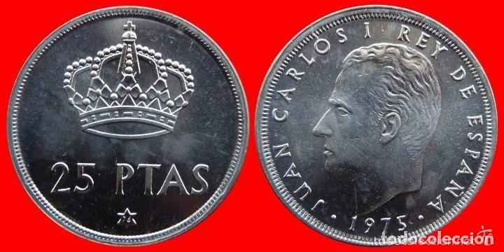 Moedas Juan Carlos I: 25 pesetas 1975 * 76 SC