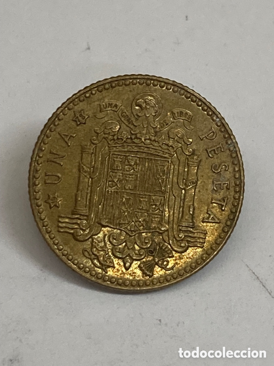 Monedas Juan Carlos I: Moneda de una peseta 1975 E76 - Foto 2