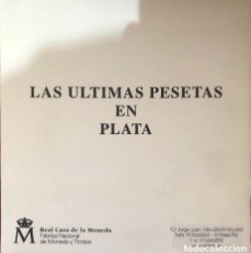 Monedas Juan Carlos I: ESTUCHE 2001 “LAS ULTIMAS PESETAS EN PLATA”. Lote 365922691
