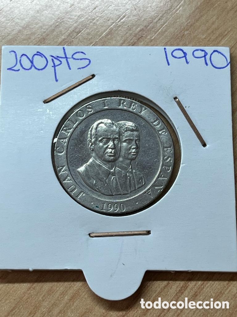 Monedas Juan Carlos I: Moneda 200 pesetas 1990 - Foto 1