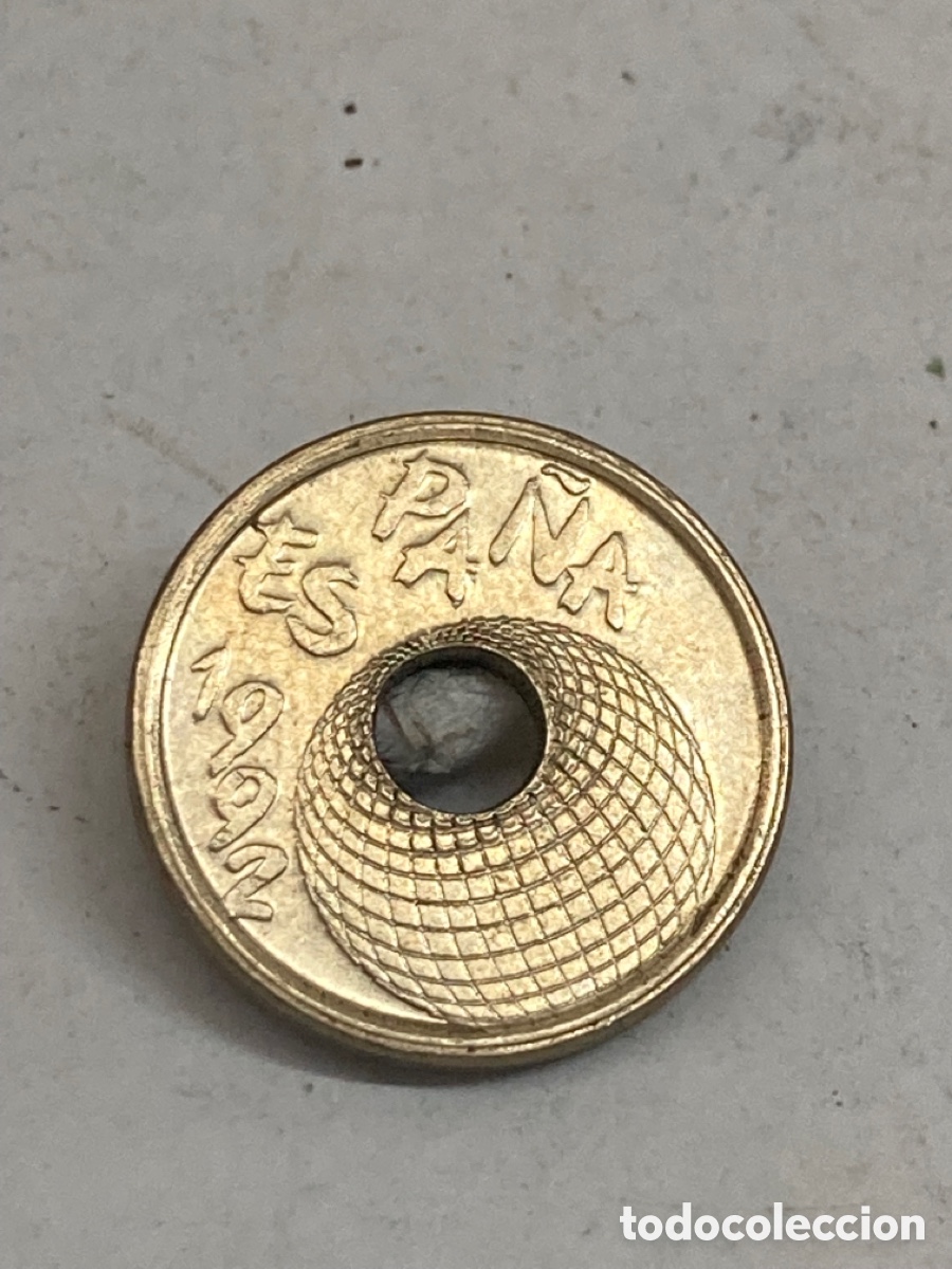 Monedas Juan Carlos I: Moneda de 25 pesetas 1992 - Foto 2