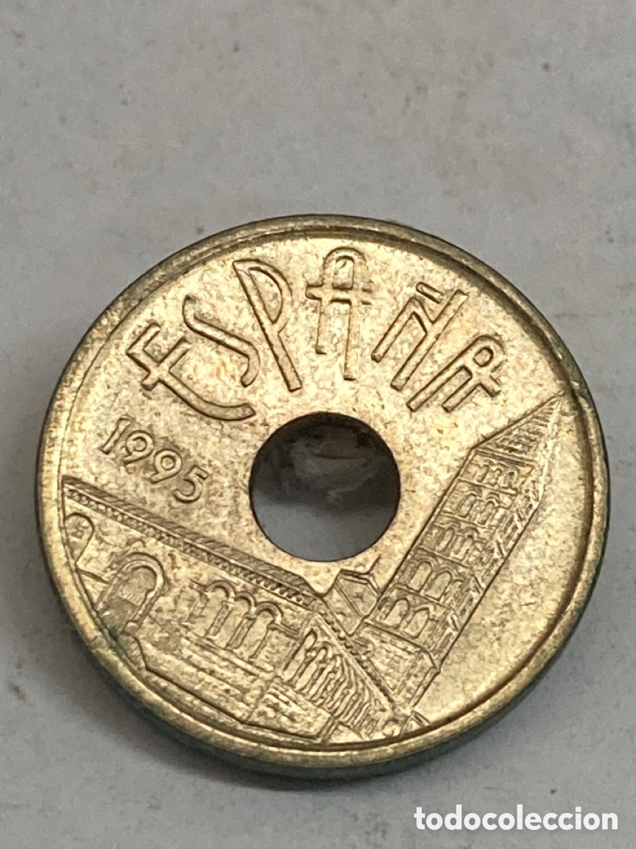 Monedas Juan Carlos I: Moneda de 25 pesetas 1995 - Foto 2