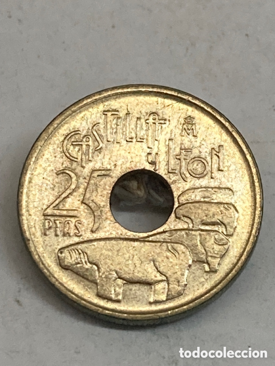 Monedas Juan Carlos I: Moneda de 25 pesetas 1995 - Foto 1
