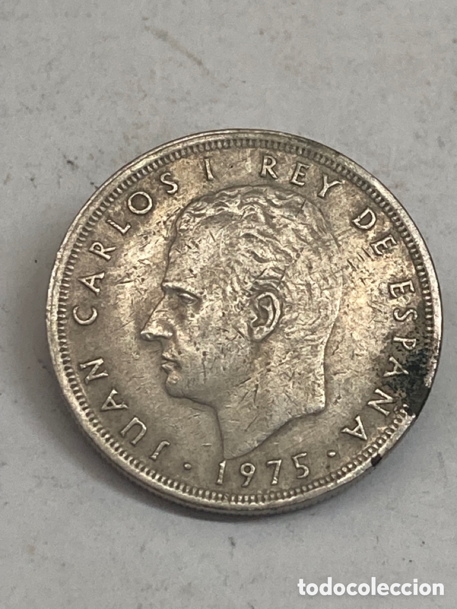 Monedas Juan Carlos I: Moneda de 5 pesetas 1975 E76 - Foto 2