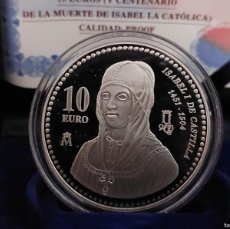 Monedas Juan Carlos I: 10€ ISABEL LA CATÓLICA 2004. FNMT. MONEDA DE PLATA