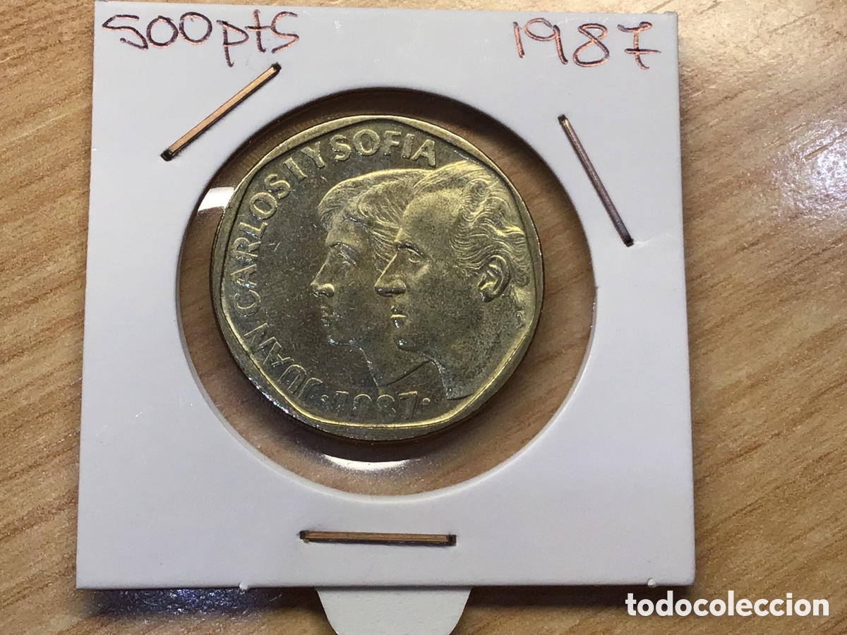 Monedas Juan Carlos I: Moneda 500 pesetas 1987 - Foto 1