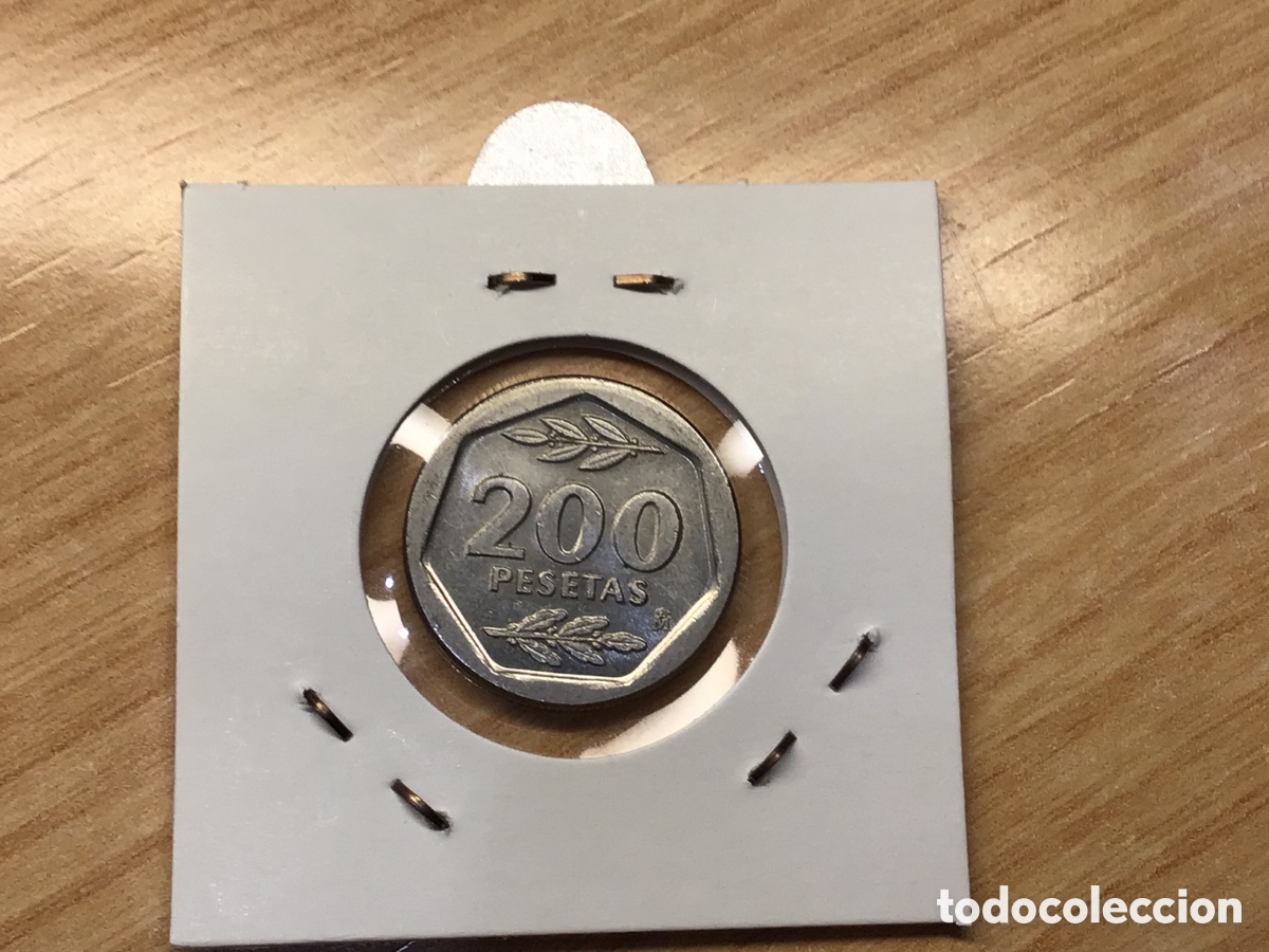 Monedas Juan Carlos I: Moneda 200 pesetas 1987 - Foto 2