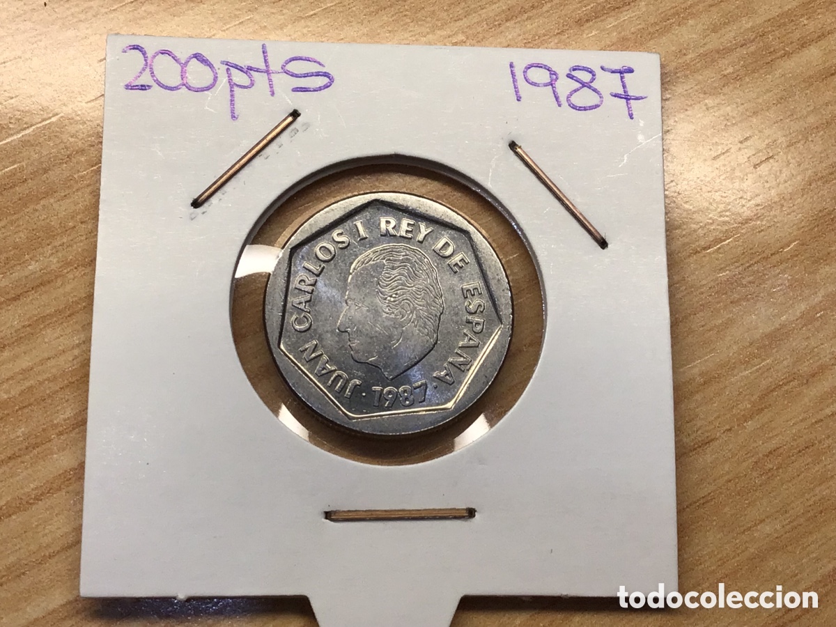 Monedas Juan Carlos I: Moneda 200 pesetas 1987 - Foto 1
