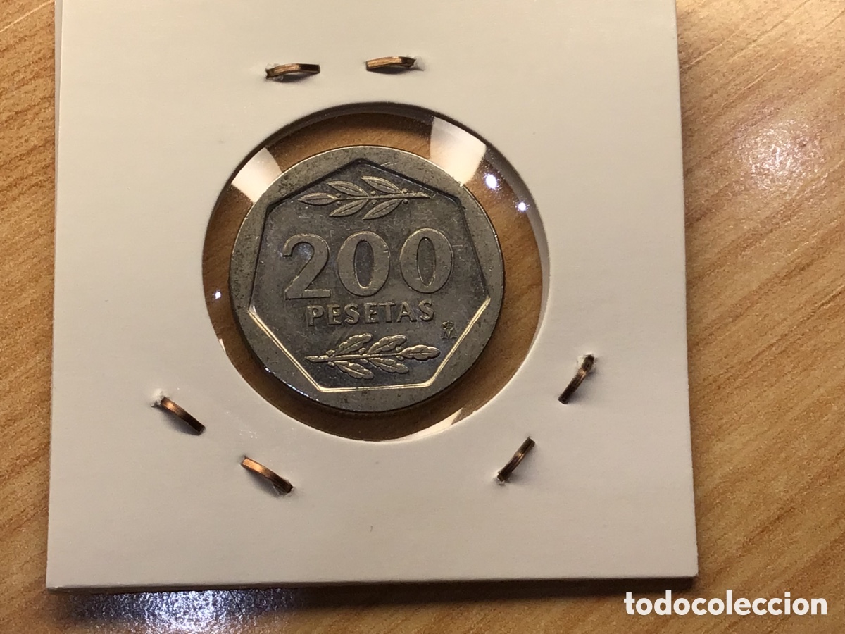 Monedas Juan Carlos I: Moneda de 200 pesetas 1986 - Foto 2
