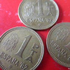 Monedas Juan Carlos I: ESPAÑA. LOTE DE 3 MONEDAS DE 1 PTA DIFERENTES DEL MUNDIAL ESPAÑA 82. Lote 378087549