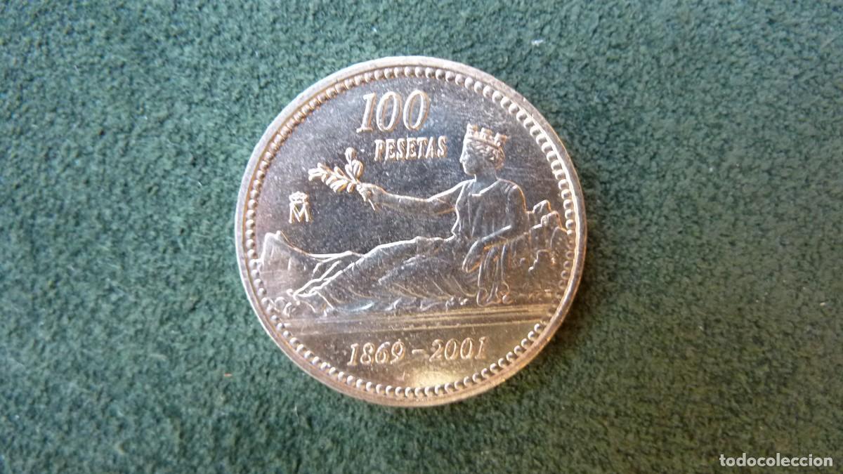 Monedas Juan Carlos I: Espa&ntilde;a. 100 PESETAS 2001. E.B.C. - Foto 2