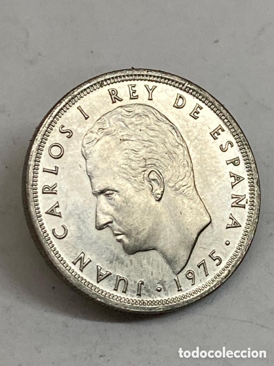 Monedas Juan Carlos I: Moneda de cinco pesetas 1975 E76 - Foto 1